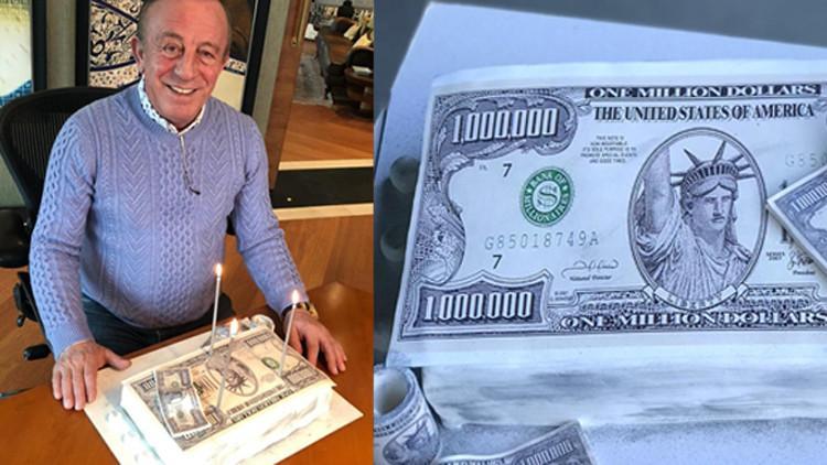Ali Ağaoğlu'na 1 milyon dolarlık pasta