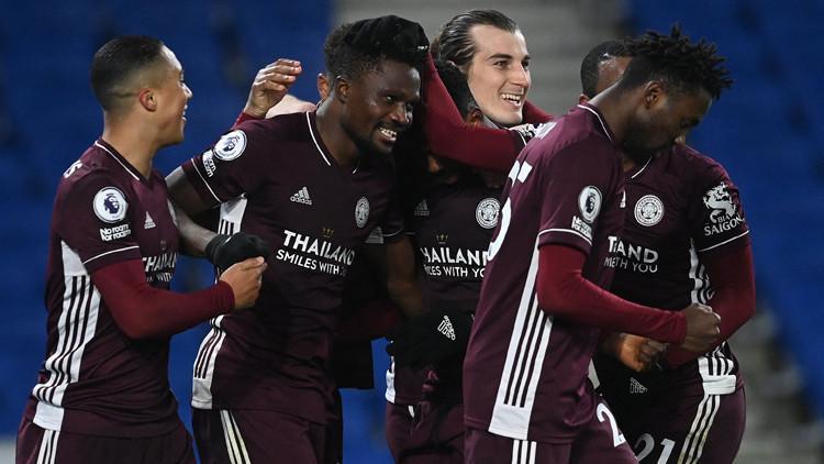Leicester City, deplasmanda Brighton and Hove Albion'u 2 golle geçti