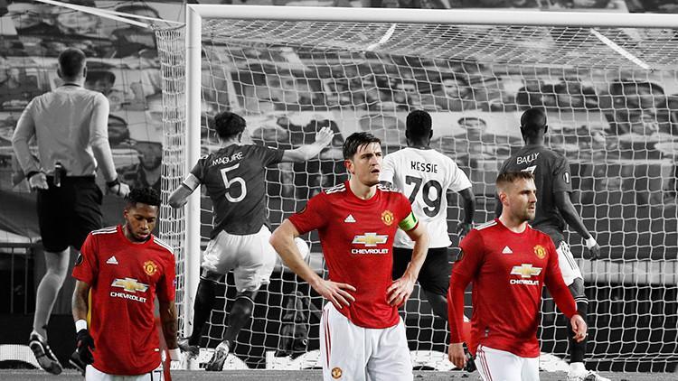 Manchester United - Milan maçında akılalmaz pozisyon! Harry Maguire inanılmazı kaçırdı...