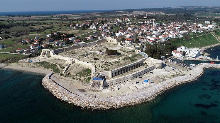 Çanakkale'de ilk şehitlerin verildiği kalede restorasyon çalışması