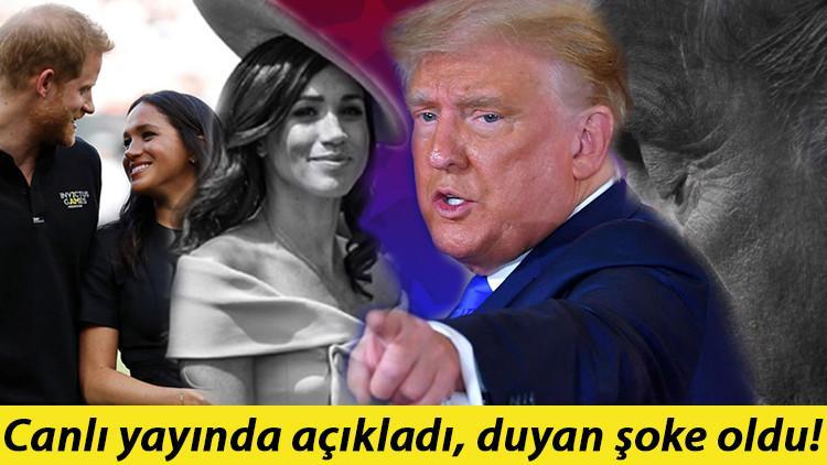 Trump konuştu, yer yerinden oynadı: Meghan Markle aday olursa ben de olurum!