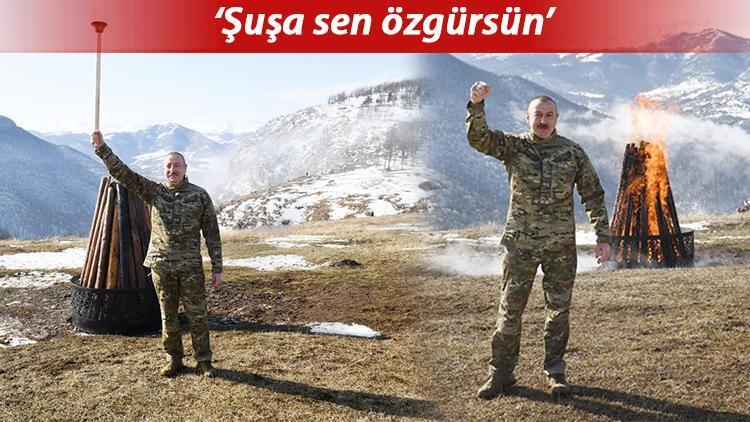 Aliyev Nevruz ateşini Şuşa'da yaktı!