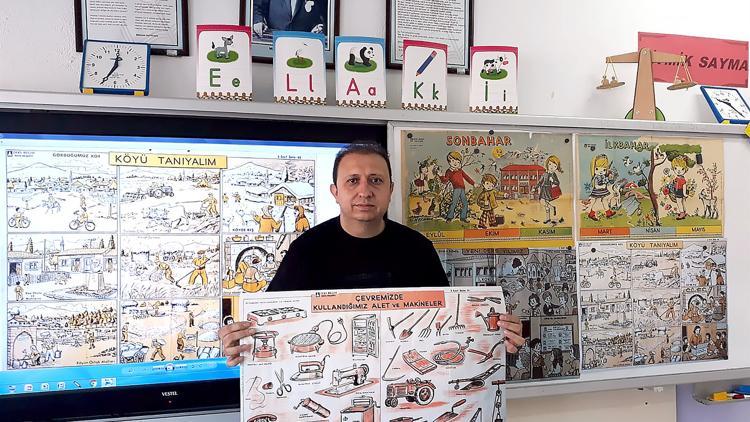Miniklere nostaljik afiÅŸlerle eÄŸitim