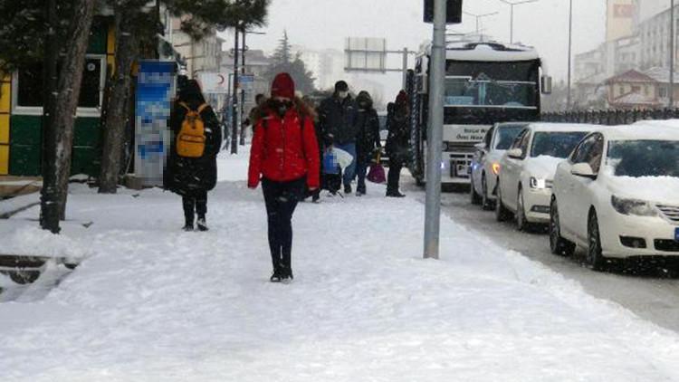 yozgat ta kar etkili oldu son dakika flas haberler