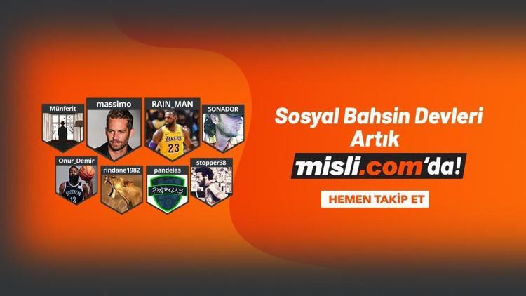Fenomen iddaa oyuncuları Misli.com'da! Sosyal bahsin devlerinin kuponlarını kaçırma...