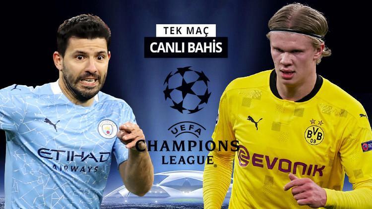 Devler Ligi'nde çeyrek final zamanı! Manchester City'nin Dortmund karşısında iddaa oranı...