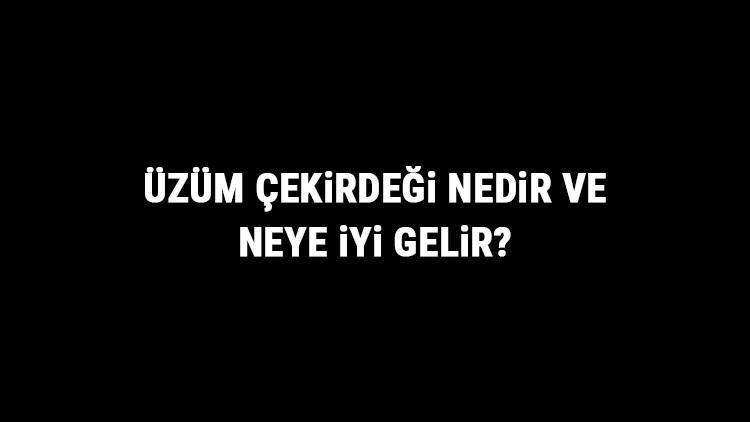 Üzüm Çekirdeği Nedir Ve Neye İyi Gelir? Üzüm Çekirdeği Faydaları
