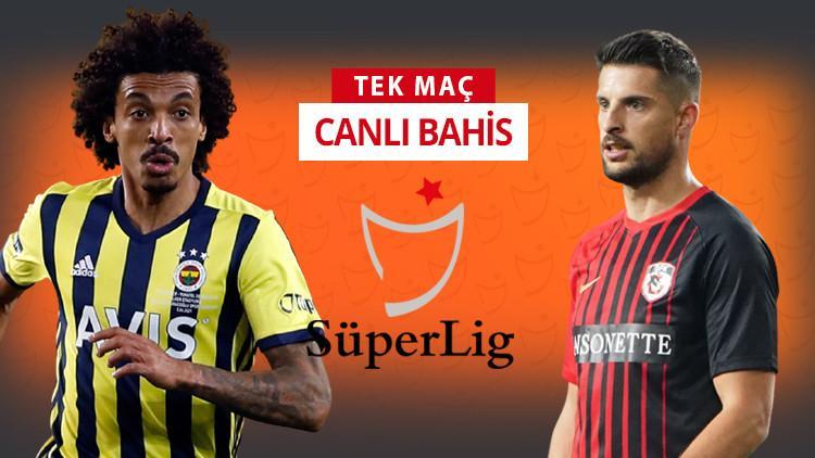 Fenerbahçe'nin Kadıköy'de konuğu Gaziantep FK! Bu maça iddaa oynayanların %47'si...