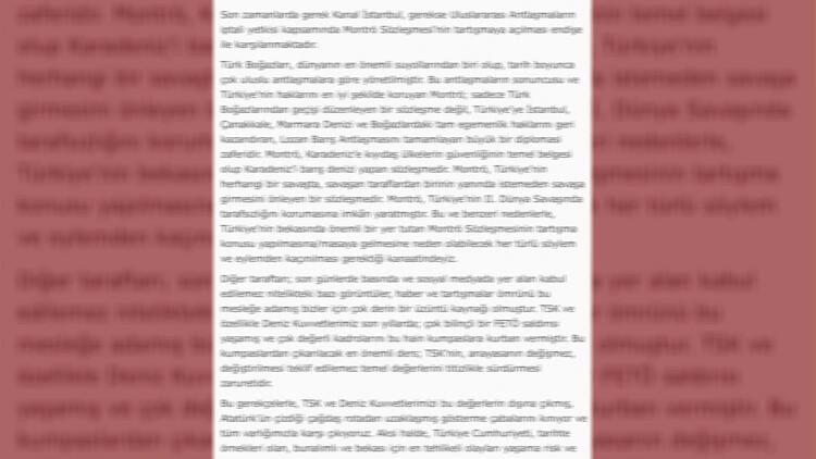 Emekli amirallere 'aksi halde' sorusu