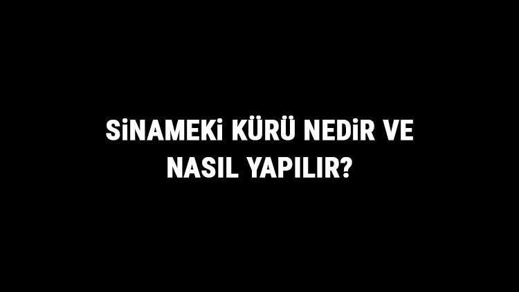 Sinameki Kürü Nedir Ve Nasıl Yapılır? Sinameki Kürü Faydaları Ve Tarifi