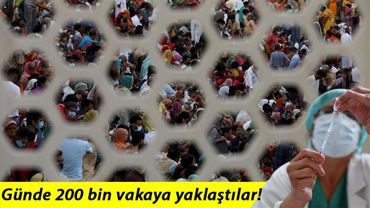 Hindistan'da günlük vaka sayısı 185 bine yaklaştı... Artan Kovid-19 vakaları küresel aşı arzını tehdit edebilir!