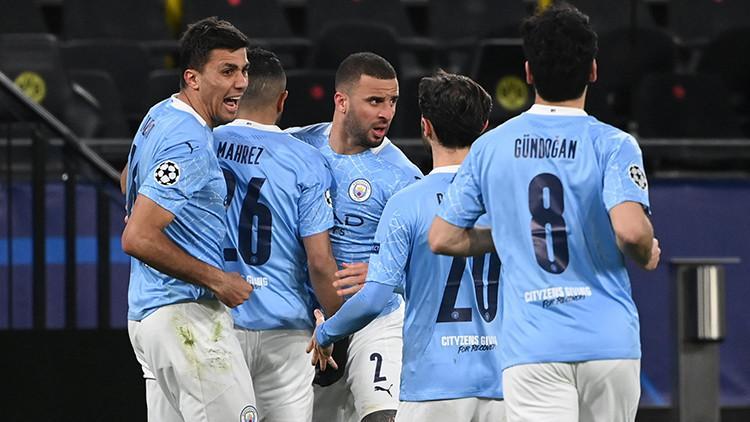 Manchester City, Şampiyonlar Ligi'nde yarı finalde! Dortmund geri dönemedi