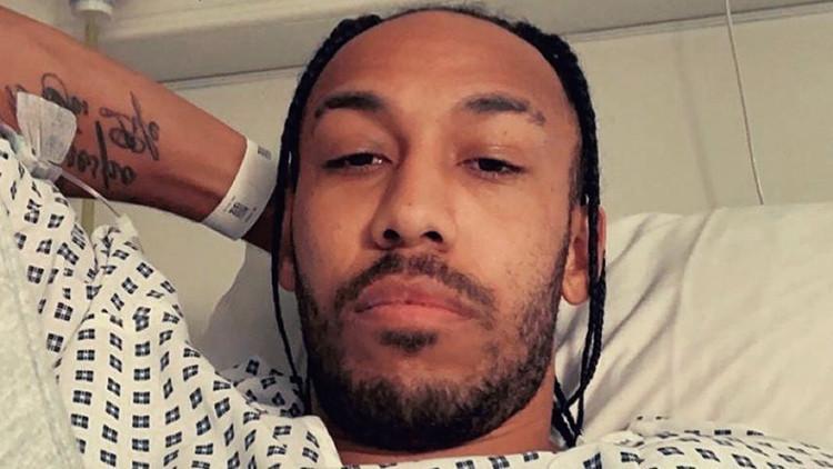 Arsenal'in golcüsü Pierre-Emerick Aubameyang sıtmaya yakalandı