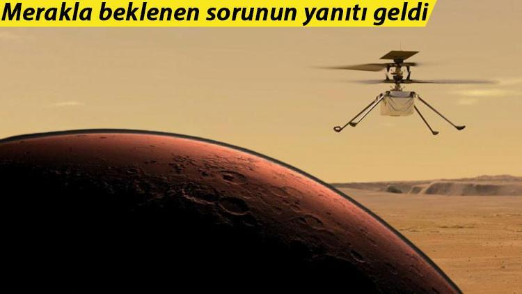NASA Ingenuity'nin ertelenen uçuş tarihini açıkladı.