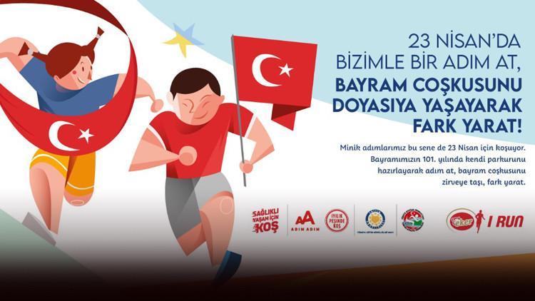 Çocuklar 23 Nisan'da çevrim içi koşuda yarışacak
