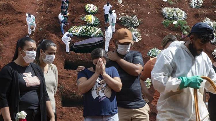 Brezilya'da P1 kâbusu: Bir günde 4 bin 249 kişi öldü