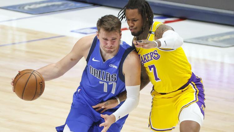 NBA'de gecenin sonuçları: Dallas, Anthony Davis'in dönüş maçında Lakers'ı Doncic ile geçti