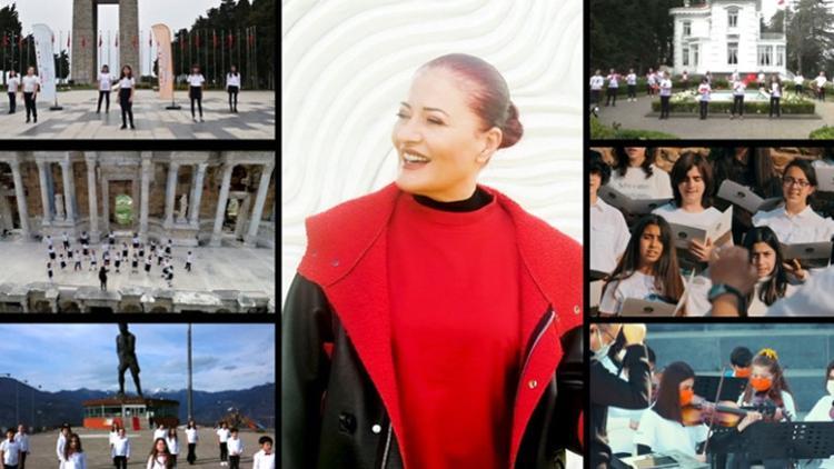 Candan Erçetin'den 23 Nisan Ulusal Egemenlik ve Çocuk Bayramı'na özel klip