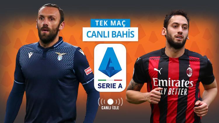 Vedat Muriqi ve Hakan Çalhanoğlu CANLI YAYINLA Misli.com'da! Lazio-Milan maçının iddaa'da favorisi...