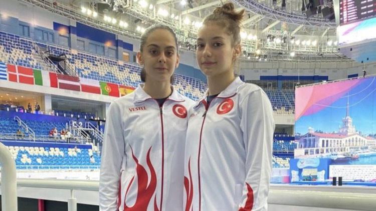 Avrupa Trampolin Cimnastik Şampiyonası'nda Elif Çolak ve Sıla Karakuş, gümüş madalya kazandı