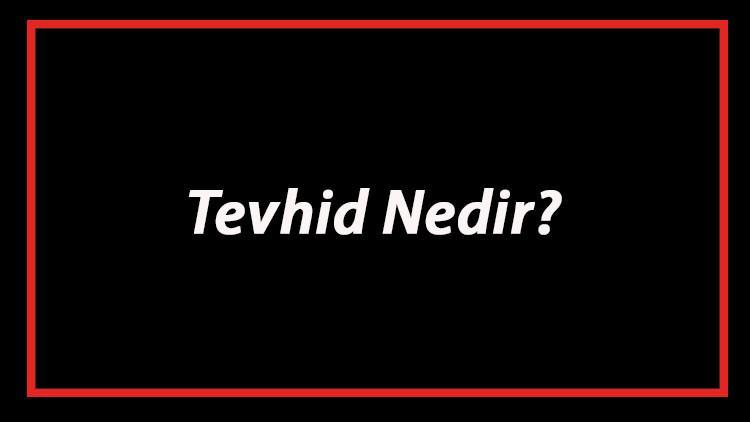 Tevhid Nedir? Tevhid İnancı Ne Demek? Tevhid İle İlgili Hadisler