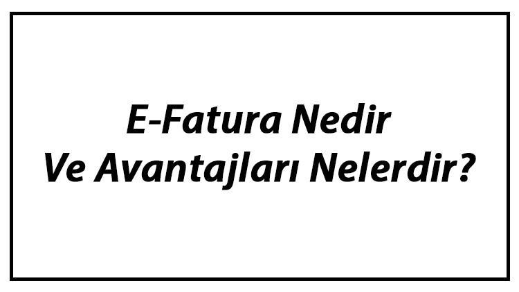 E-Fatura Nedir Ve Avantajları Nelerdir? E-Fatura'ya Nasıl Geçilir Başvurusu Hakkında Bilgi