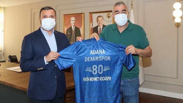 Samet Aybaba'dan Yüreğir Belediye Başkanı Fatih Mehmet Kocaispir'e ziyaret