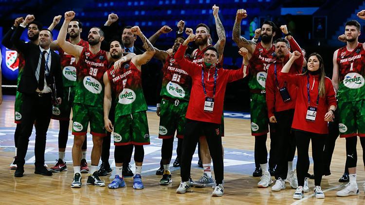 ERA Nymburk'u 84-73 yenen Pınar Karşıyaka, FIBA Şampiyonlar Ligi'nde yarı finale yükseldi