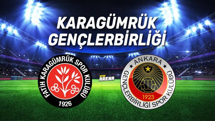 Karagümrük Gençlerbirliği maçı saat kaçta, hangi kanalda?