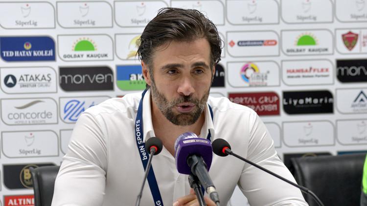 Atakaş Hatayspor Teknik Direktörü Ömer Erdoğan: "1-0'da olsa önemli bir galibiyet aldık"
