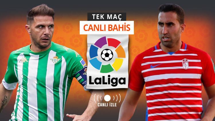 Granada'da 3 eksik, artı 4 de şüpheli! Real Betis'in galibiyetine verilen iddaa oranı...