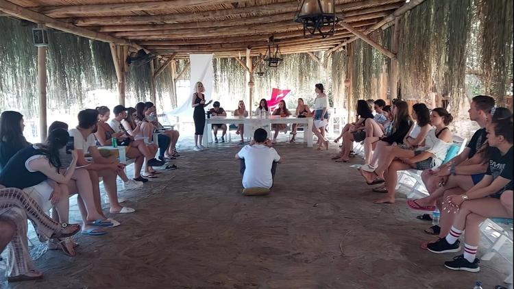 Avrupalı gençler Kaş'ta buluştu