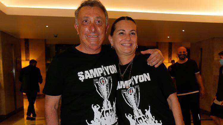 Beşiktaş'ın 'First Lady'si Berna Çebi'den Ahmet Nur Çebi'ye övgü: "Asla yılmadı"