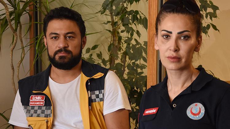 İzmir'de acil tıp teknisyeni kaza yerinde darp edildi