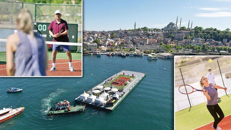 Dilek İmamoğlu’ndan tenis şov