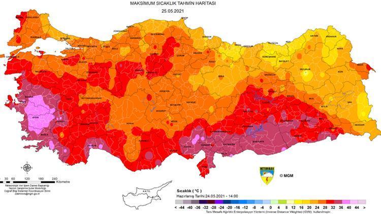 Son dakika... Meteoroloji'den 'sıcaklık' uyarısı! Mor bölgede yaşayanlar dikkat