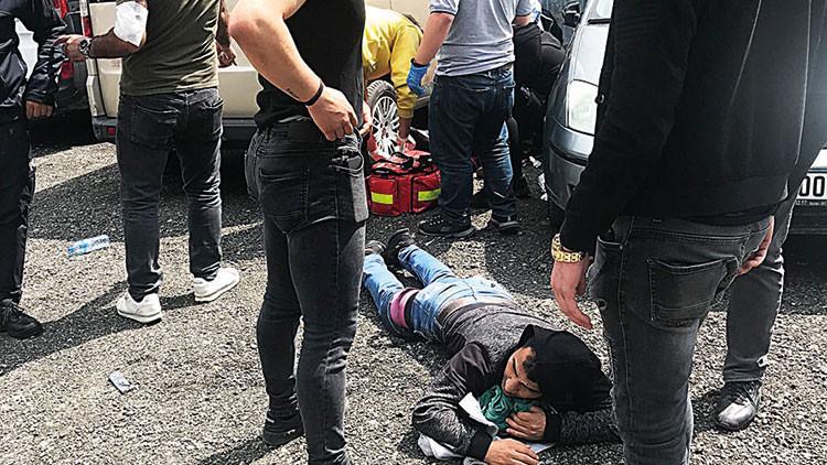 Adliye önünde silahlı saldırı