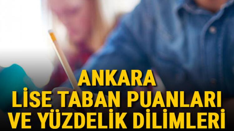 Ankara lise taban puanları 2021 Ankara Anadolu, İmam Hatip, Fen Lisesi LGS yüzdelik dilimleri ve taban puanları bilgileri