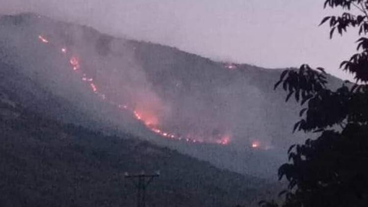 Görese Dağı'ndaki yangın 3 gündür sürüyor
