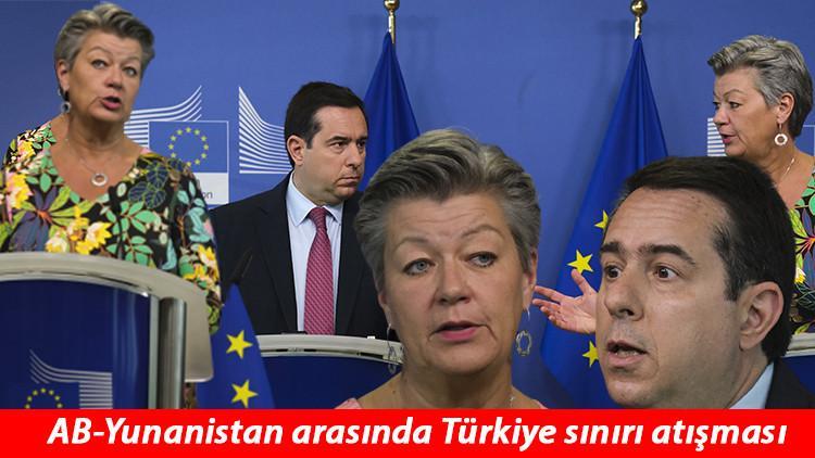 Son dakika haberi... Basın toplantısında gergin anlar: AB-Yunanistan arasında Türkiye sınırındaki "ses topu" tartışması!