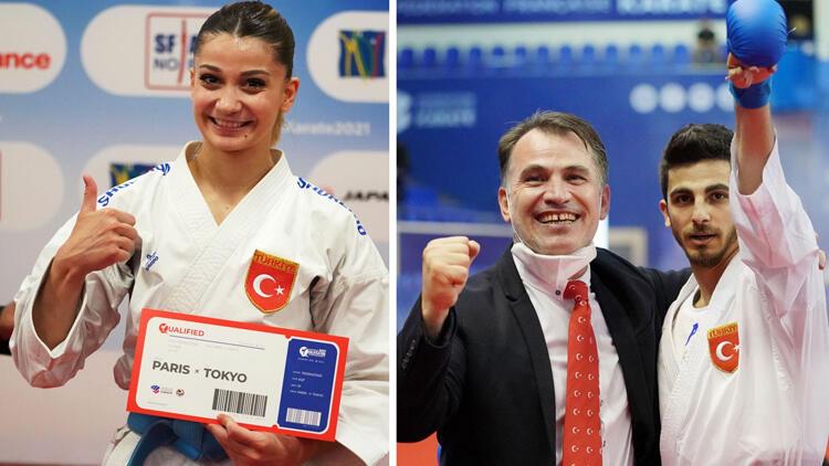 Milli karateciler Dilara Bozan ile Eray Şamdan olimpiyat kotası aldı