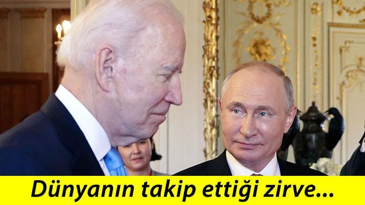 Son dakika haberi: ABD Başkanı Biden ve Rusya lideri Putin arasındaki tarihi zirve sona erdi! Açıklamalar peş peşe geldi