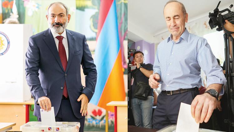 Ermenistan'da halk sandık başında