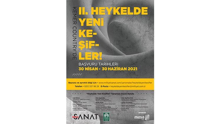 'II. Heykelde Yeni Keşifler' yarışmasına başvurular devam ediyor...