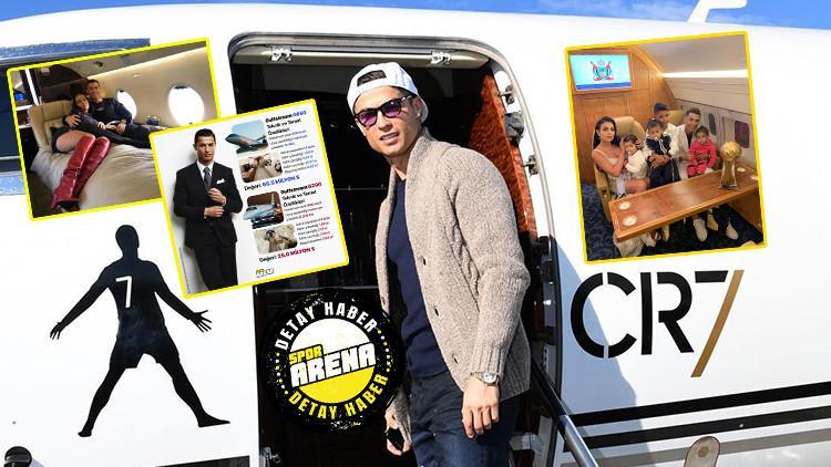 Cristiano Ronaldo'nun arabaları bitti özel jetleri başladı! Toplam değerleri 90 milyon dolar, yalnızca 250 adet üretilmiş...