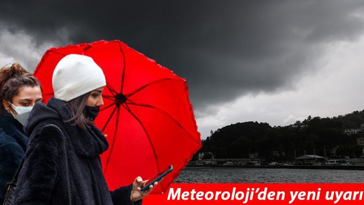 Meteoroloji'den son dakika hava durumu ve dolu uyarısı! İstanbul için saat verildi: Sağanak geliyor
