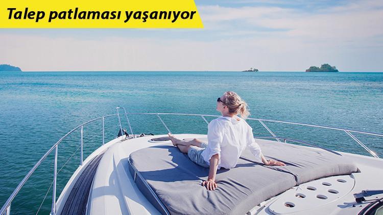 Tekne turizmi canlandı! Tatil yapacak yer kalmadı