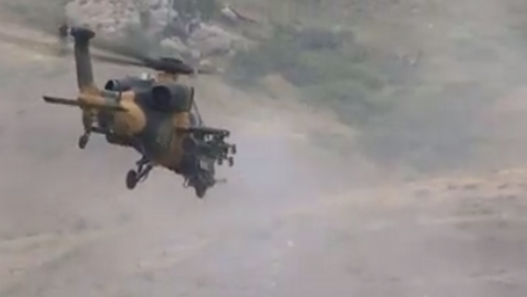 Son dakika... Kuzey Irakta 2 PKKlı terörist ATAK helikopterleri tarafından etkisiz hale getirildi