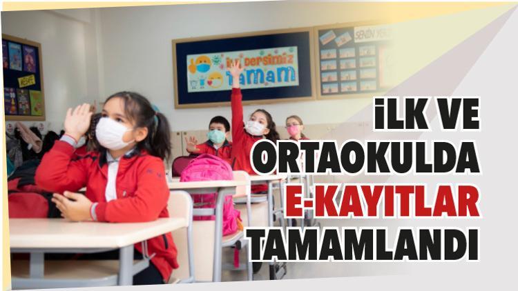 İlk ve ortaokulda e-kayıtlar tamamlandı
