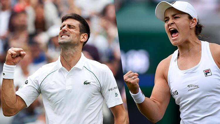 Djokovic ve Barty, Wimbledonda çeyrek finale çıktı